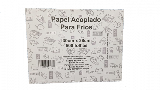 MP - PAPEL ACOPLADO PARA FRIOS 30 X 38 - CX.500FLS