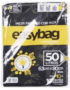 RMF - SACO PLASTICO EASY BAG EMBALADO 050 LT - FD.20X10UN