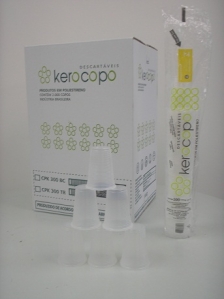 KEROCOPO - COPO 300ML TRANSPARENTE - CX.20X100UN