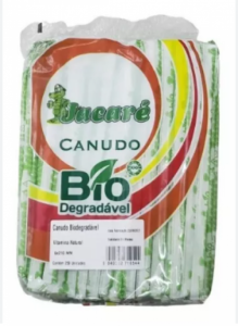 JACARE - CANUDO REFRIGERANTE BIODEGRADAVEL FD.10X250UN
