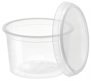 DANUBIO - KIT POTE PP COM  SOBRETAMPA  500ML - CX.12X24UN