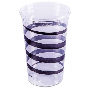PRAFESTA - COPO 300ML MANIA FESTA PRETO (8615) - CX.20X30UN