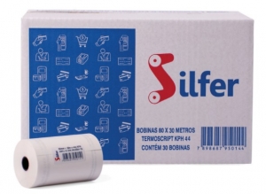 SILFER - BOBINA TERMICA 80X30 44G - CX.30UN