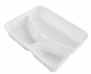 FIBRAFORM - HF100 POTE TERMICO C\\ 3 DIVISORIAS (26,5X20,5X4,5CM) - CX.100UN