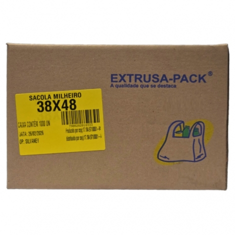 EXPK - SACOLA MH-A 38 X 48 EM CAIXA - CX.1000UN