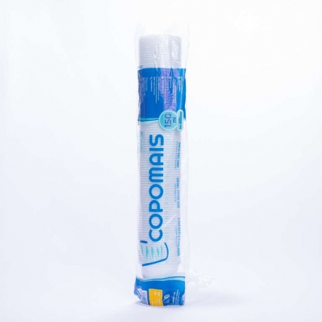 COPOMAIS - COPO 150ML BRANCO - PT.100UN